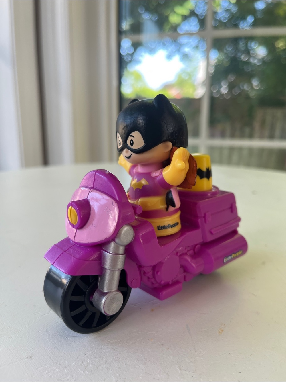 3/$20💛Little People Batgirl Motorcycle Toy - Purple